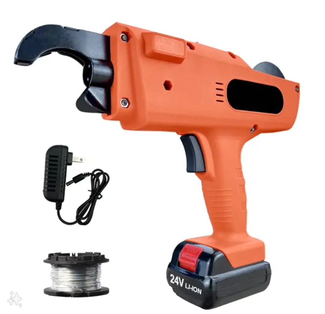 Cordless Rebar Tying Machine with 2 batteries I Automatic Rebar tool - BAS Kuwait