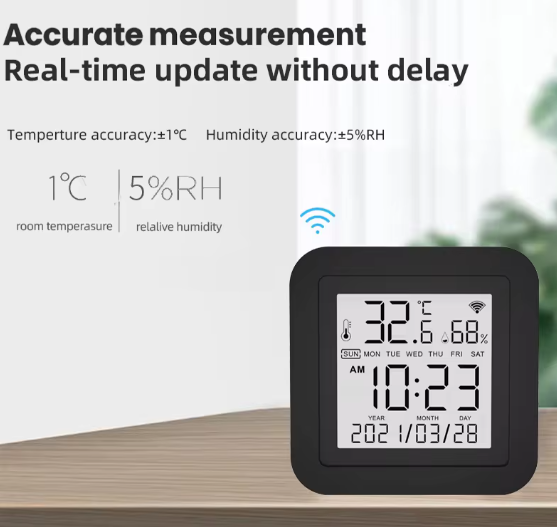 Smart IR Remote Temperature And Humidity Detector App Controlled AC Temperature Easy Connection - BAS Kuwait