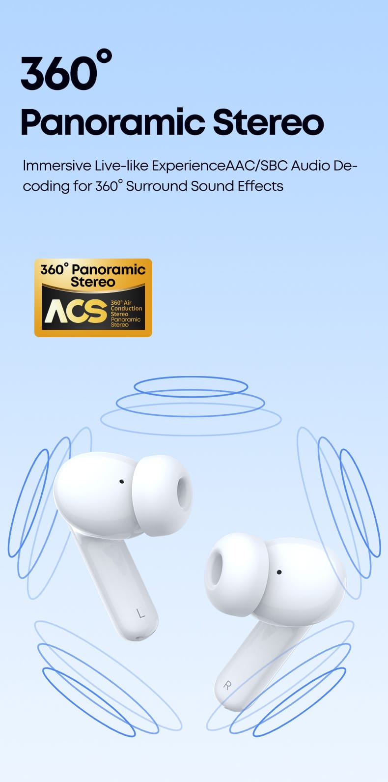 Wireless Earbud Earphones Bluetooth Noise Cancelling Water Proof Fast Charging Type C Headphones ANC ENC LANDSDOM BRAND - BAS Kuwait