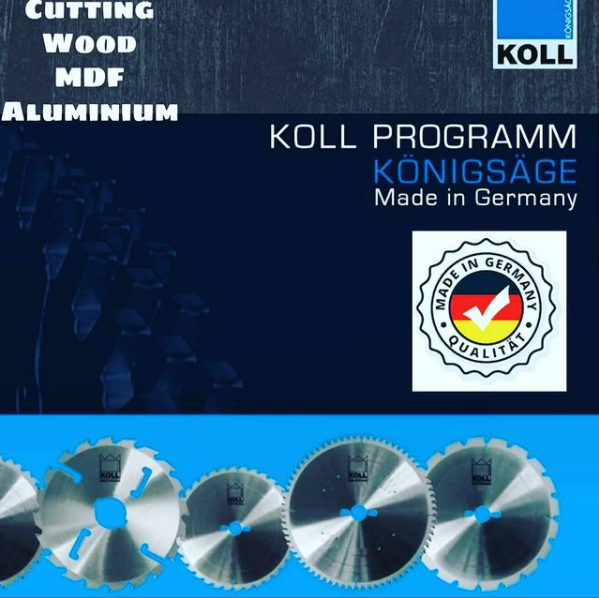 Koll Brand - Circular Saw blades GERMANY for cutting aluminum and wood laminate- blade Sound proof, vibration resistance- BAS Kuwait