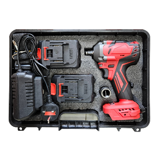 Cordless Impact Wrench 550 Nm 20v with 2 batteries - BAS Kuwait