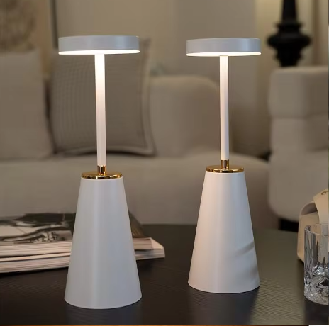 Table Lamp Touch Control LED Wireless Dimmable Bedroom Lamp - BAS Kuwait