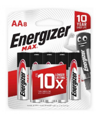 Energizer AA Batteries (8pcs) - BAS Kuwait