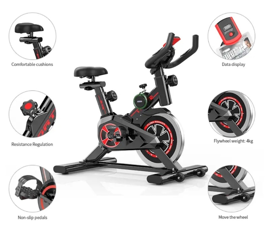 Indoor Spinning Bike I Home Exercise bike for fitness training - BAS Kuwait