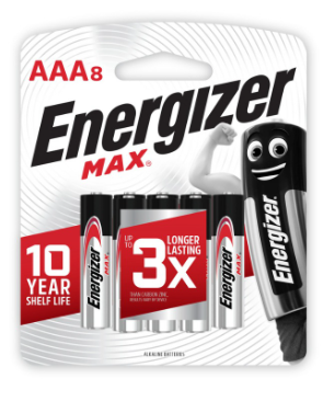 Energizer AAA Batteries (8pcs) - BAS Kuwait