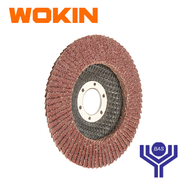 Aluminium Oxide Flap Disc (Fibre backing) Wokin Brand - BAS Kuwait