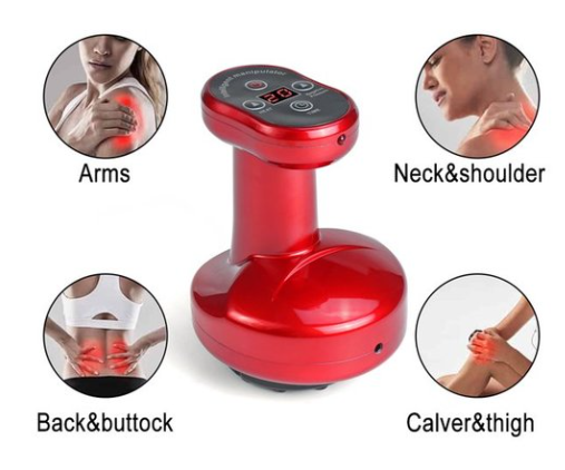 Portable Gua Sha Suction Cupping Massager with heating - BAS Kuwait