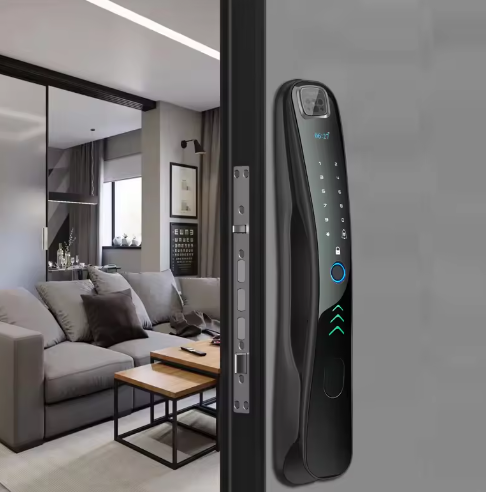 Smart Lock Q10 - Keyless Entry - Face recognition, Fingerprint, Pass code, key card, Mobile App (wifi) 