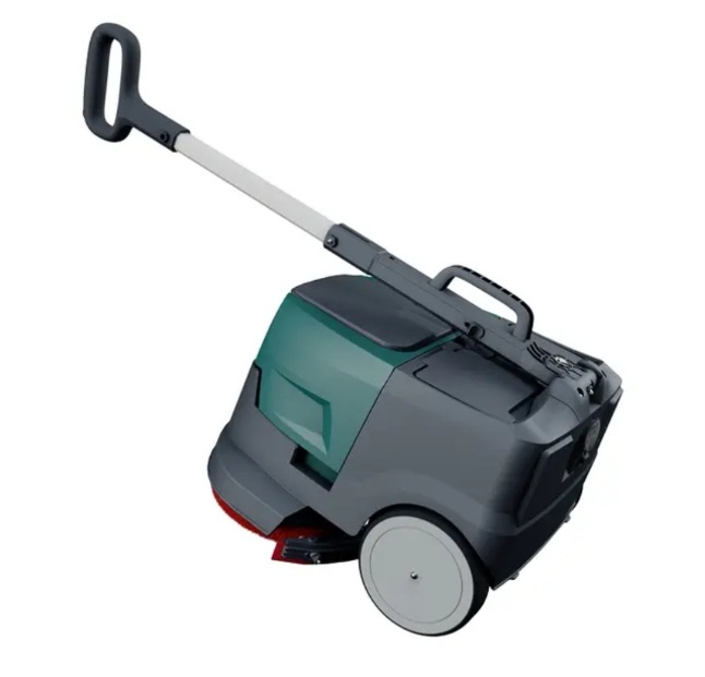 Electric Floor Scrubber Dryer Mopping machine I Cordless Double Brush mini Floor Scrubber - BAS Kuwait