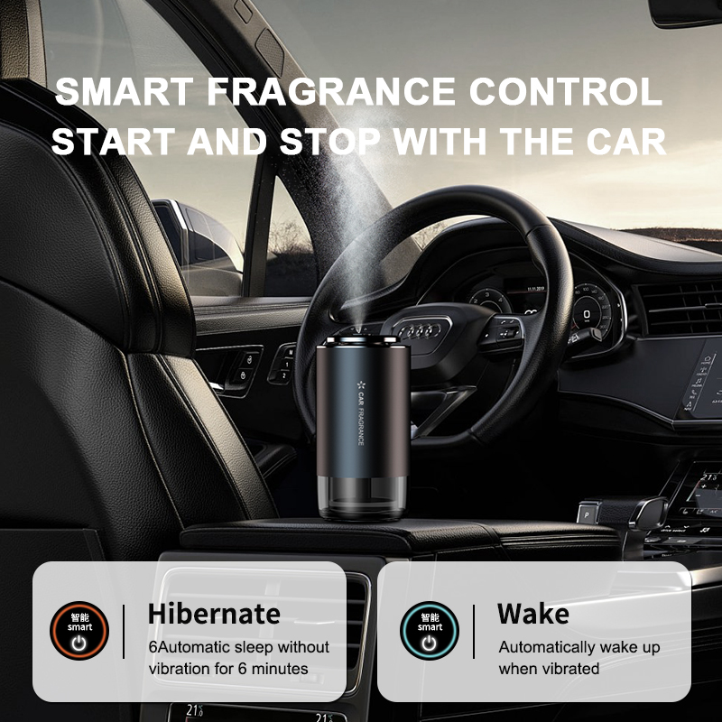 Smart Air Fresheners for Car / Automatic Start Fragrance humidifier / Pure Oil diffuser Aromatherapy [2] - BAS Kuwait