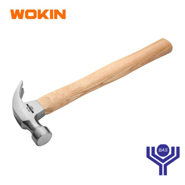 Claw Hammer with Wooden Handle Wokin Brand - BAS Kuwait