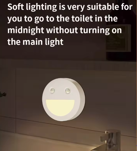 Motion Sensor LED Light Smart Night Light Warm Magnetic Installation - BAS Kuwait