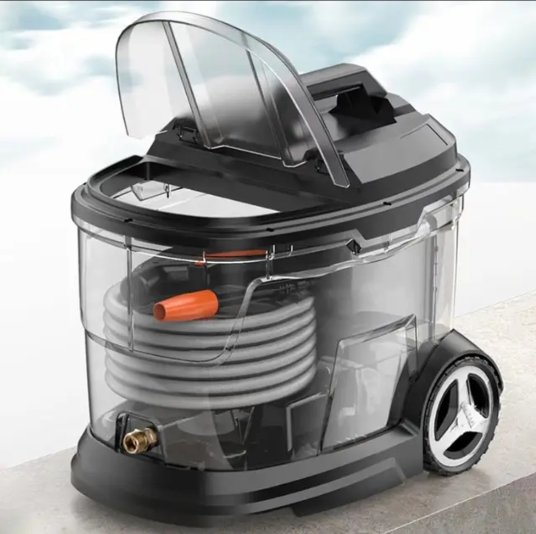 Cordless High Pressure Washer with Drum Trolley 21V - BAS Kuwait