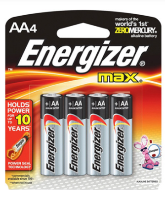Energizer AA Batteries (4pcs) - BAS Kuwait