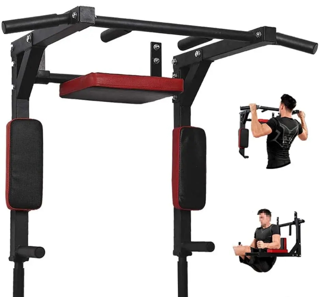 Wall mounted Pull up bar I Dip Station I Multifunctional for Core & Arms - BAS Kuwait