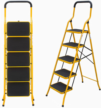 Steel Ladder 5 Steps DINGQI BRAND - BAS kuwait