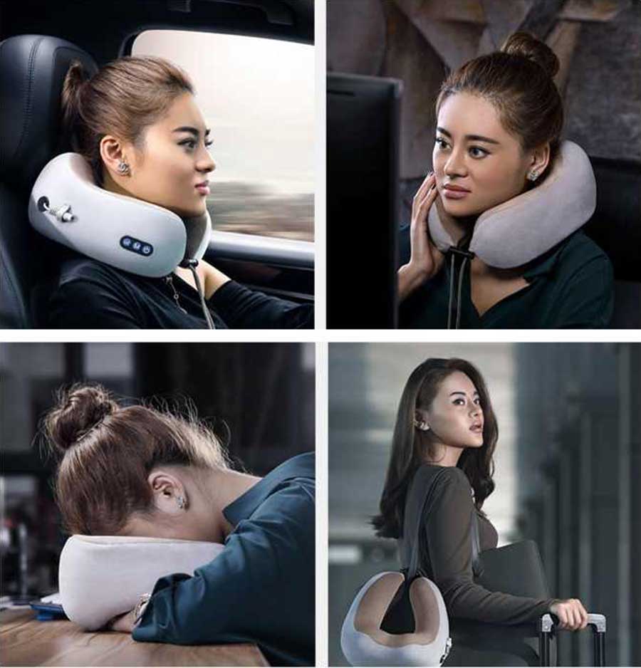 Portable Neck massager pillow - BAS kuwait