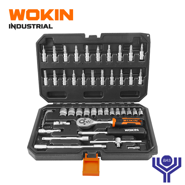 Industrial 1/4" Sockets set ( 46PCS ) Wokin Brand - BAS Kuwait