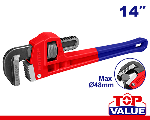 Pipe Wrench 14" EMTOP BRAND - BAS Kuwait