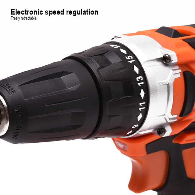 Cordless Drill 20 V with 2 Batteries Harden Brand - BAS Kuwait