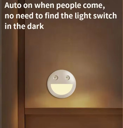 Motion Sensor LED Light Smart Night Light Warm Magnetic Installation - BAS Kuwait