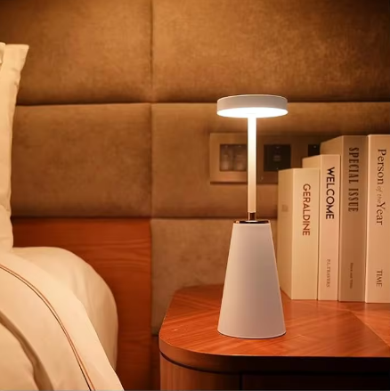 Table Lamp Touch Control LED Wireless Dimmable Bedroom Lamp - BAS Kuwait