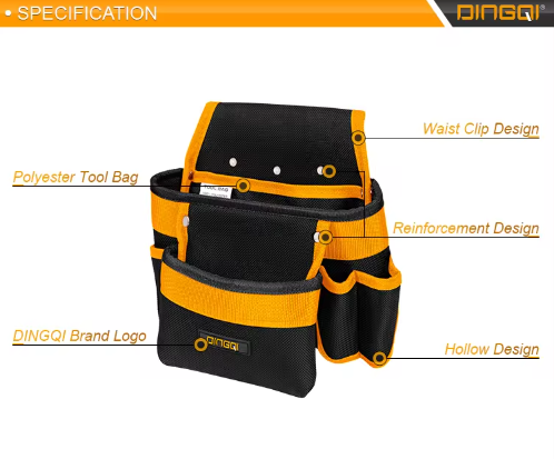   Tool bag Waist multifunction I electricians large capacity carrier durable DINGQI BRAND - BAS Kuwait 