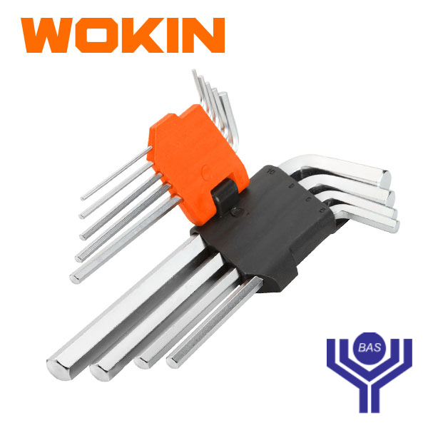 Long Arm Allen key / Hex key set (9pcs) Wokin Brand - BAS Kuwait