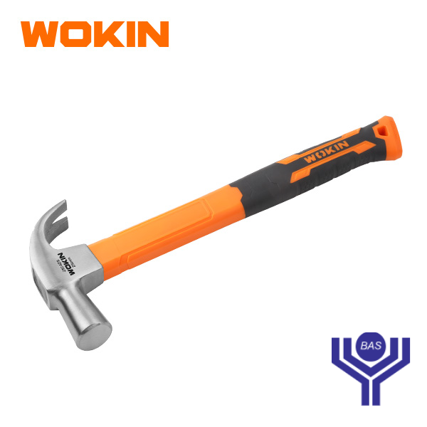 Claw Hammer with Fiberglass Handle (British type) 25 mm Wokin Brand - BAS Kuwait
