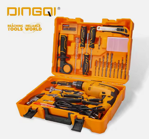 Electric Drill 710W with Tools Set 44 pc Dingqi Brand - BAS Kuwait