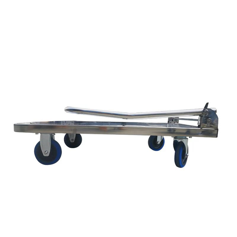 Foldable Hand Trolley 300 Kg Stainless Steel grade 304 / platform Hand Truck food grade - BAS Kuwait