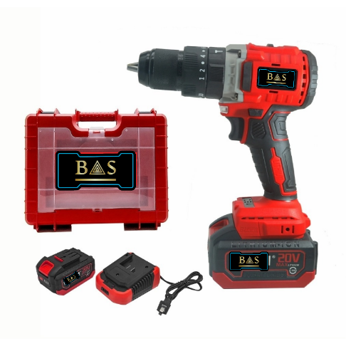 Cordless Drill 13mm 20V with 2 batteries - BAS Kuwait