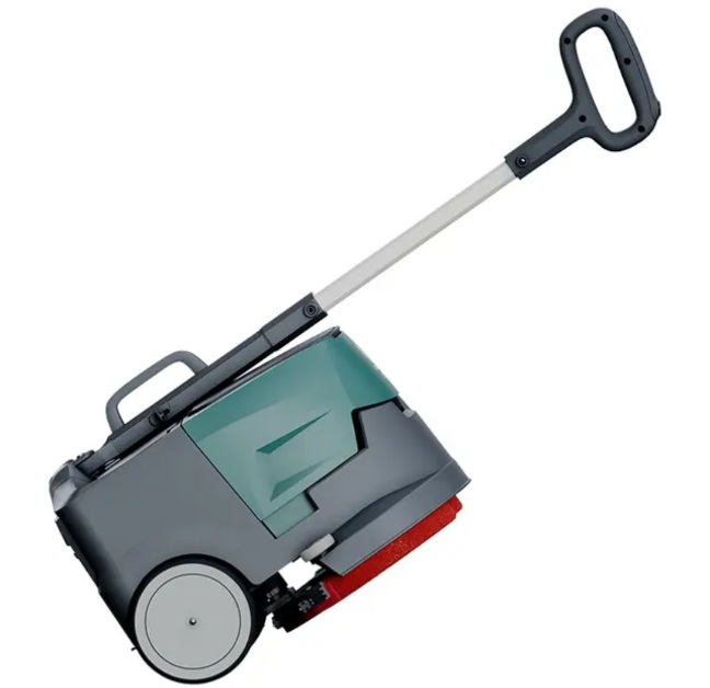 Electric Floor Scrubber Dryer Mopping machine I Cordless Double Brush mini Floor Scrubber - BAS Kuwait