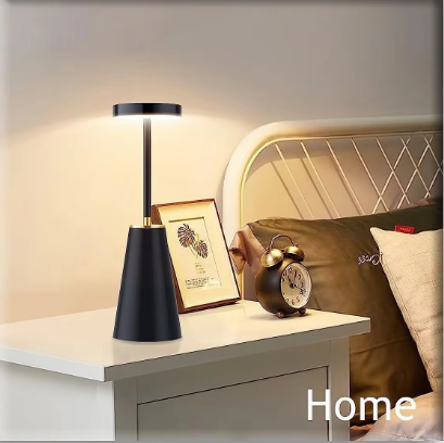 Table Lamp Touch Control LED Wireless Dimmable Bedroom Lamp - BAS Kuwait