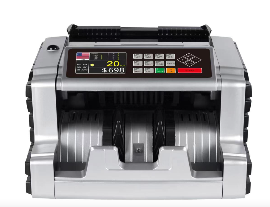 Money Cash Counting Machine With Automatic Detector G/Q With LCD Screen - BAS Kuwait
