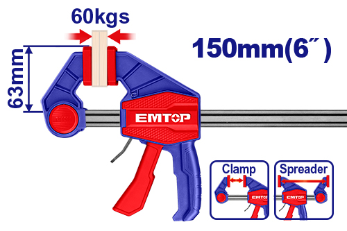Quick Bar Grip Clamp EMTOP BRAND - BAS Kuwait