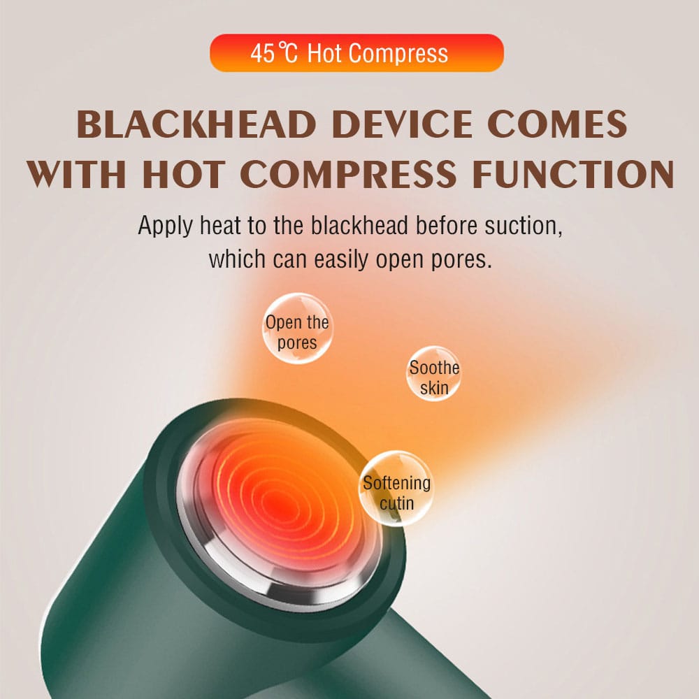 Blackhead remover with Camera Wifi with hot Compress - BAS Kuwait