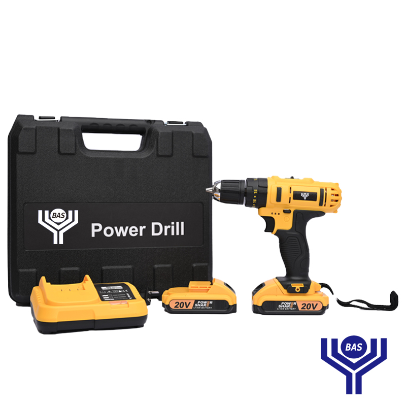  Cordless Drill 20V With 2 Batteries - power-tools ,Impact power drill ,hammer-able , BAS Kuwait