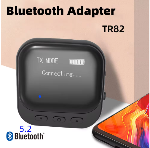 Adapter Intelligent One To Two BT Transmitter For TV Computer Airplane Bluetooth Connector - BAS Kuwait