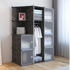 Portable Folding Storage Cabinet for Clothes - BAS Kuwait