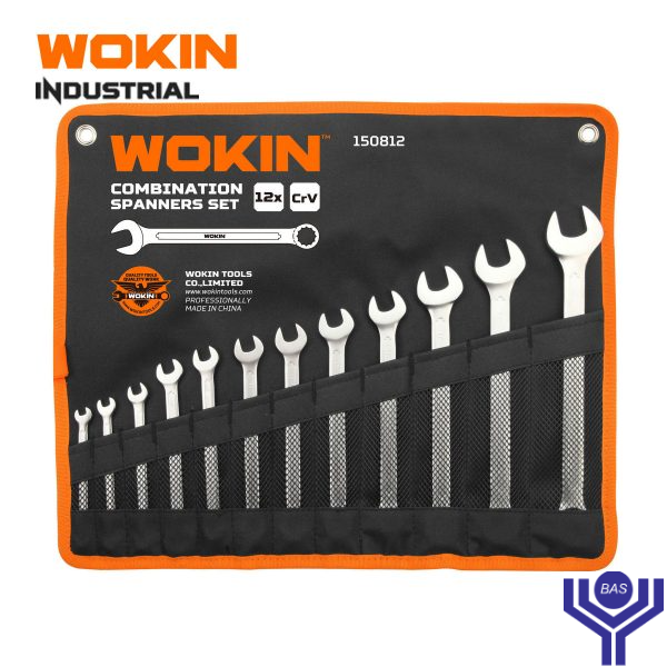 Industrial Combination spanner set ( 12PCS ) Wokin brand - BAS Kuwait