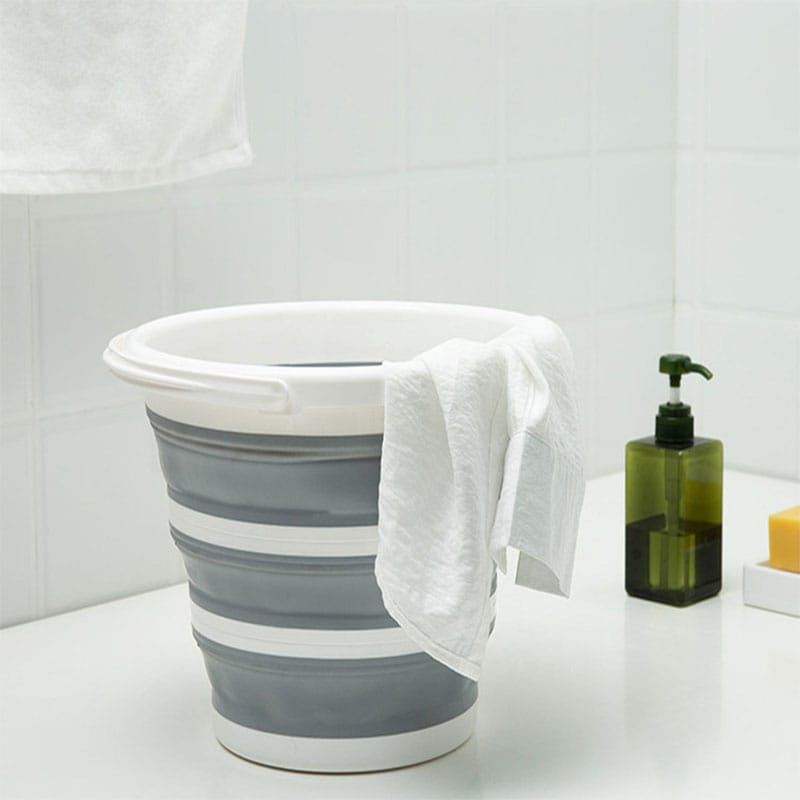 Foldable Bucket 10L I Collapsible Water Bucket for Cleaning & Gardening - BAS Kuwait