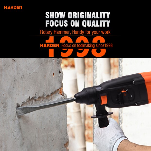 Rotary Hammer Drill 800 W Harden Brand- BAS Kuwait