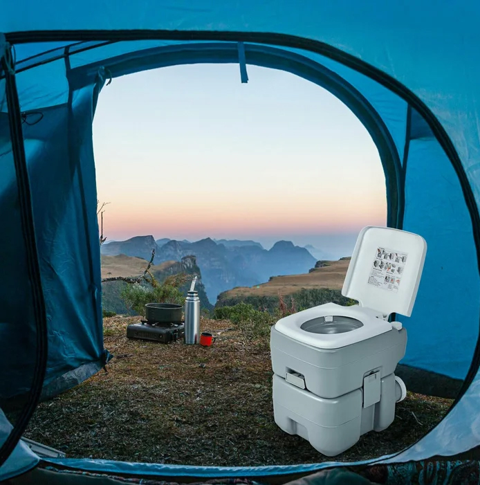 Portable Toilet For Camping, Elderly , small children - BAS kuwait