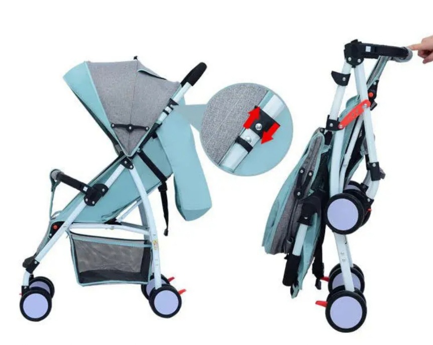 Foldable baby Cabin Stroller Portable I infant stroller - BAS Kuwait