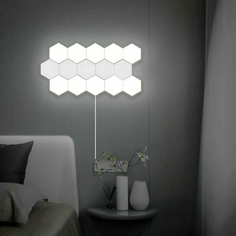 Smart Led Light honeycomb design 6pc set - BAS kuwait