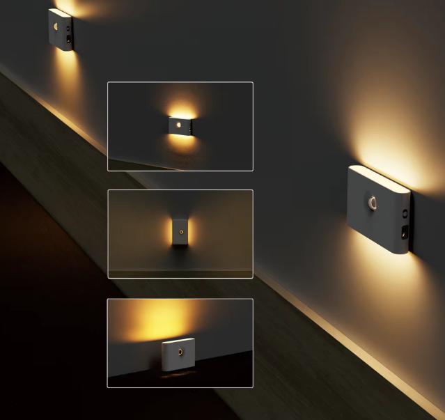 Motion Sensor Night Light Wall Lamp - BAS Kuwait