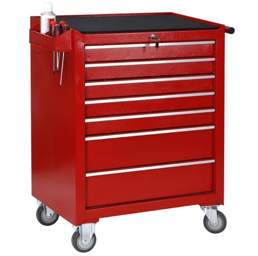 Tools Cabinet 7 Drawer with Wheels - BAS Kuwait